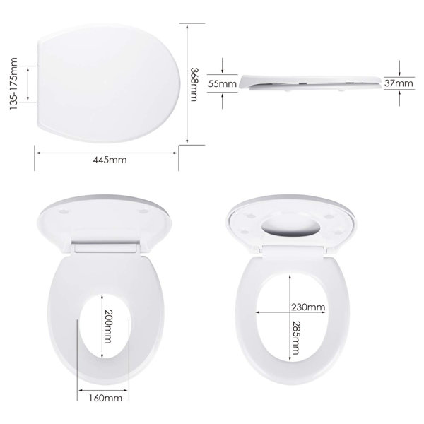 Belfry Bathroom Luxury Soft Close Family Child Toddler Potty Training